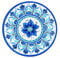 Zani Serafino Set 2 Piatti Piani Havana Blue