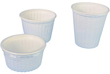 Pro DP 600 Thermo Suppenbecher Thermobecher heiß+kalt weiß Airpac Thermo PP recycelbar versch. Größen - inkl. VerpG in D (Deckel transparent)