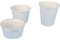 Pro DP 600 Thermo Suppenbecher Thermobecher heiß+kalt weiß Airpac Thermo PP recycelbar versch. Größen - inkl. VerpG in D (Deckel transparent)