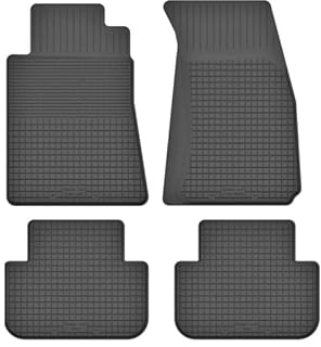 Gummimatten Automatten Gummifussmatten Gummi Fußmatten Satz für Mercedes A-Klasse W168 Bj. 1997-2004 Y_P-19