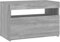 vidaXL Grey Sonoma Engineered Wood TV Cabinet with RGB LED Lights - Modern Media Unit Sideboard for Living Room/Bedroom Storage - 60x35x40cm