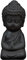 predolo Kleiner Buddha, Schwarze Keramik, Tee, Haustier, Buddha-Statue, Tee, Haustier, Dekoration, Handwerk, Tee, Haustier, Miniatur-Ornamente