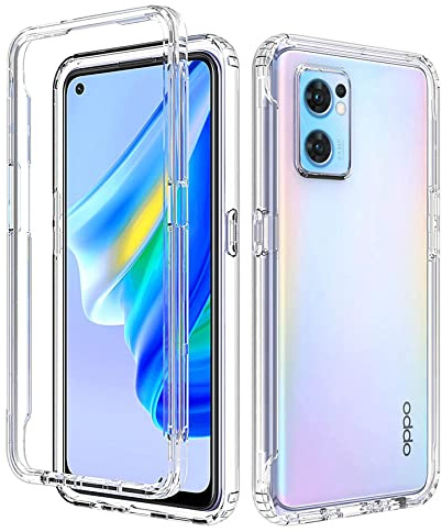 YXINDAFU Funda Realme C33,360 Grados Full Body [Transparente] Antigolpes [Suave TPU Silicona Frente y Duro PC Trasera] Double Layer 2 in 1 Protección Carcasa Funda para Realme C33 / C30 / C30S