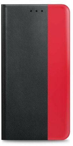 Prio Book Case Fashion für Samsung S23+ schwarz-rot