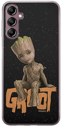 ERT GROUP Handyhülle für Samsung A14 4G/5G Original und offiziell Lizenziertes Marvel Muster Groot 005 optimal an die Form des Handy angepasst, hülle aus TPU