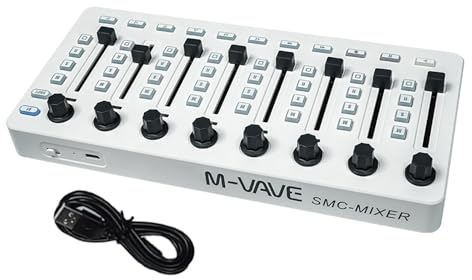 kowaku MIDI Controller 8 Knöpfe 8 Zuweisbare Steueraktoren MIDI Mischpult