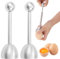 2 PACK Stainless Steel Egg Topper, Opener Egg Cracker Topper Egg Shell Cracker, Eggshell Cutter Egg Cracker, Perfect Egg Opener for Soft Boiled Eggs, and Egg Cracker for Hard Boiled Eggs