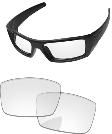 PapaViva Replacement Lenses for Oakley Gascan OO9014 60mm Sunglass HD Clear Pro+ Anti-fog