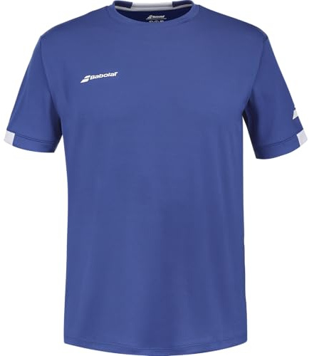 Babolat, T-Shirt Modell Play für Jungen, Zeitloses Design, elastische Materialien für Training und Wettkampf, geeignet für Einzelspieler und Teams.