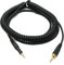 System-S Cable de repuesto de audio de 2 m AUX jack en espiral para Audio Technica ATH M70x M60X M50x M40x