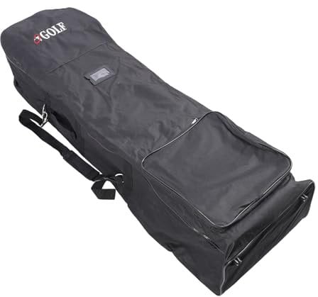 Ejoyous Reisetasche mit Rollen, Golfbag Golftasche Golfschlägertasche für Flugreisen Oxford-Gewebe Leise Rollend