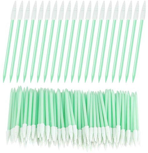 200 StüCk Reinigungstupfer SchaumreinigungsstäBchen ReinigungsstäBchen füR Optische Linse, Mehrzweck-Schaumstofftupfer-Set für Tintenstrahldrucker, Druckkopf, Kamera, optische Linse, optische Geräte