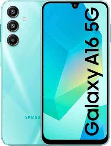 Samsung Galaxy A16 Dual-SIM 256GB ROM + 8GB RAM (GSM Only | No CDMA) Factory Unlocked 5G Smartphone (Light Green) - International Version