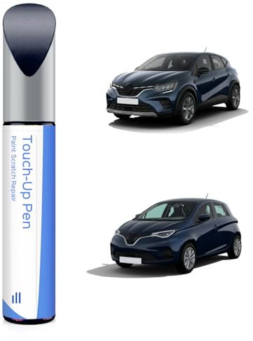 RRE Bleu Nocturne Nacre - Pintura de retoque metálica, color azul metalizado para Renault Coincidencia exacta – Repara arañazos y desconchados