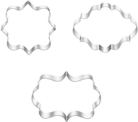 Wxinsheng Fondant Ausstecher Buchstaben Set,3PCS Fondant Buchstaben Ausstecher Buchstaben Dekorieren Keksausstecher Plätzchenausstecher Cookie Cutter Backen Deco DIY