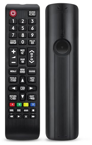 Hd-line Télécommande de Rechange pour Samsung AA59-00741A - Compatible avec Les téléviseurs intelligents LCD LED Samsung - Aucune Configuration nécessaire, prête à l'emploi, Durable et fiable