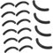POPETPOP 16Stücke Wimpern Curler Kissen Nachfüllpads für Wimpernzange Waschbar und Sicher für Mascara Eyeliner oder Schwarz für Wimpern Looks