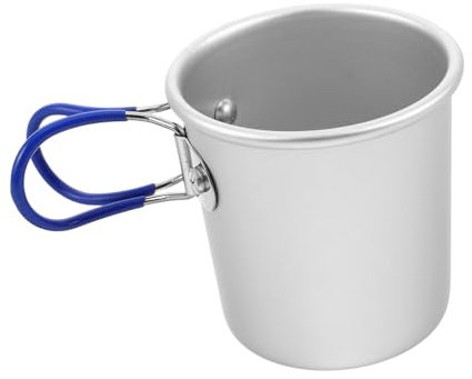 BESTonZON Faltbarer Wiederverwendbarer Kaffeebecher Aus Aluminiumlegierung Tragbarer Reisekaffeebecher Camping-kaffeebecher Faltbarer Campingbecher Reisekaffeebecher Campingbecher Tragbarer