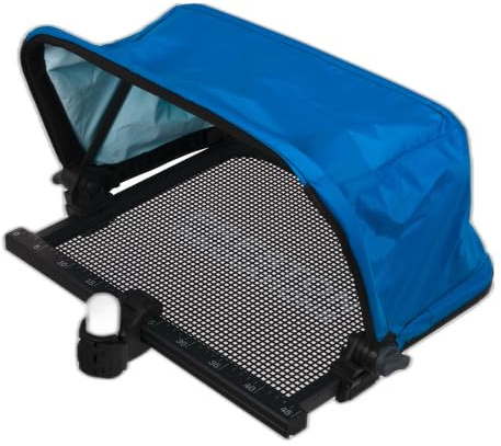 Preston Innovations Ventalite - Vassoio laterale piccolo con cappuccio, adatto per 4 esche da pesca, con base Ventamesh, protezione da pioggia e sole, codice P0110121