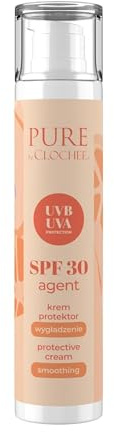 Clochee SPF 30 Agent Protektor-Creme 50 ml – UV-Schutz, Glättung & Feuchtigkeit – Anti-Age Tagespflege für ein ebenmäßiges Hautbild