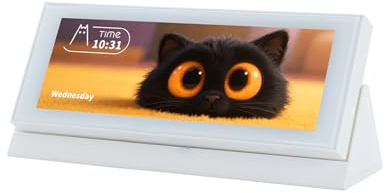GKYQVE Schermo secondario da 4,6 pollici USB Computer CPU GPU Display Monitor esterno intelligente Accessori Display multimediale