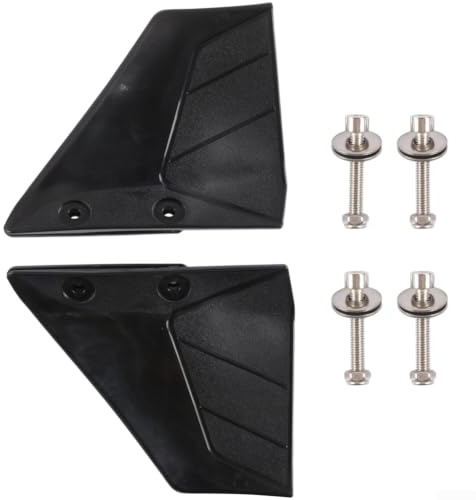 Hydrofoil per stabilizzatore per motore fuoribordo 5-50 per ps – Migliora la stabilità e l'efficienza del carburante – Parti barche in plastica ABS nero 18 x 17,5 cm