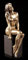 Erotische Akt Figur - Sin on Two Legs | Veronese Statue Frau Bronze-Optik sexy