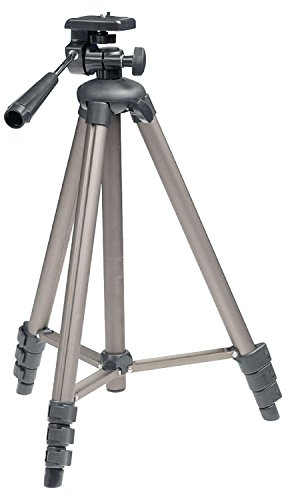 Eurosell Trépied télescopique trépied pour appareil de nivellement laser niveau laser à bulle en croix laser rotatif niveau à lignes laser de chantier compatible avec Bosch Dewalt Makita