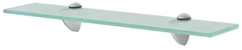 vidaXL Glasregal 50x20cm 8mm Wandregal Glasboden Glasablage Badregal Regal