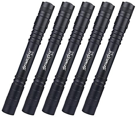 5 PCS LED Pen Light Torch, Small Flashlight Torches for Nurse Doctor, Pocket Torch with Clip for Camping, Outdoor, Emergency