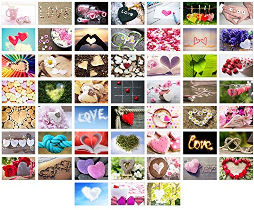 Edition Seidel Set 52 Premium Postkarten zur Hochzeit - Hochzeitsspiel: eine Postkarte jede Woche - Hochzeitsgeschenk - Liebe + Herzen – Dekoidee – Valentinstag - Gästebuch - Geburtstag