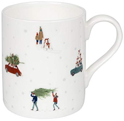 Sophie Allport Home for Christmas Fine Bone China Mug - Standard 275ml
