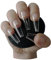 600 Pieces COFFIN Extra Long Tapered CLEAR Full Cover False Nails Glue On Tips - Professional Salon & Home Use.