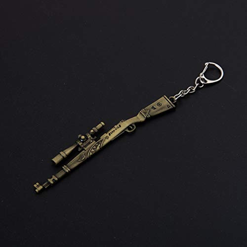 BGTR Schlüsselanhänger Schlüsselmäppchen Mode PUBG Essen Huhn Keychain Rucksack Schlacht Schlachtfelder Bratpfanne Helm 98k Schlüsselring Frau Mann Jewwlry Schlüsselanhänger Schlüsselmäppchen