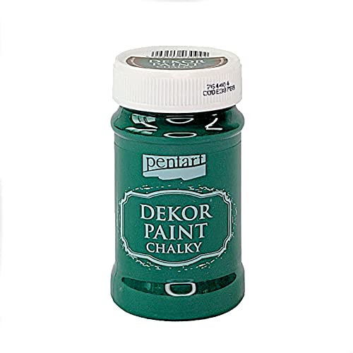 Zita`s Creative Dekor Paint Chalky matt 100ml - tannengrün. Kreidefarbe, Vintagefarbe, Mattfarbe, Bastelfarbe,