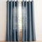Exclusive Home Curtains Loha Ösenvorhang, Leinen, 137 x 248 cm, Blau