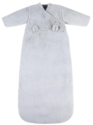 NOUKIES - Gigoteuse Hiver 6-24 Mois (90-110 cm) - Gigoteuse TOG 2 à 3,5 - Fermeture Zippée - Polyester/Coton - Groloudoux Gris