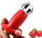 Strawberry Huller, Strawberry Huller stem and Leaf Remover Multi Function Fruit Corers Tool