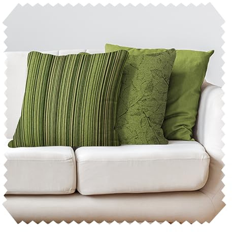 NOVELY® MALCHIN Kissenhüllen im 3er-Set für Dekokissen (40 x 40 cm) in Baumwoll-Optik, ohne Füllung, mit verdecktem Reißverschluss | Farbe: 15 Grün