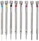 FLOTRUTE 8 cacciaviti di precisione Set di cacciaviti per gioielliere Set di cacciaviti per Riparazione Orologi 0.6/0.8/1.0/1.2/1.4/1.6mm Micro cacciavite per la Riparazione degli Occhiali