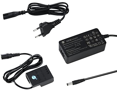 DSTE CP-W126 AC Bloc d'alimentation DR-W126 Batterie factice Compatible avec Fujifilm NP-W126, NP-W126S, HS33 EXR, HS50 EXR, HS50EXR, X-A1, X-E1, X-M1, X-Pro1, X100V, X-T50