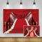 Renaiss 3.5x2.5m Roter Vorhang Bühne Hintergrund Roter Teppich Beleuchtung Fotografie Hintergrund Film Thema Berühmtheit Event Party Banner Kinder Geburtstag Party Dekor Vinyl Foto Requisiten
