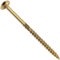 AERZETIX - C67441 - Lot de 50 Vis à bois Ø4x70mm à tête large bombée - à empreinte étoile Т20 - en acier zingué - menuiserie, contreplaqués, agglomérés, mélaminés