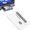 Adattatore per Scheda di Memoria PS Vita 1000 2000, Adattatore Slot per Scheda di Memoria ABS per Scheda di Memoria Micro PS Vita 1000 2000 3.60 per HENkaku Enso (bianco)