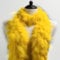 Federboa Feder-Schal, ca. 180 cm Länge Hergestellt aus echten gefärbten Federn - Perfektes Kostüm-Accessoire, Charleston, 20er Jahre, Flapper, Karneval, Mottoparty, Basteln, Deko (Gelb)