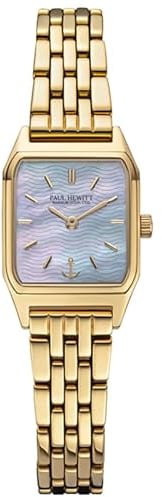 PAUL HEWITT Damen Analog Automatik Uhr mit Gold Armband PH-W-0332