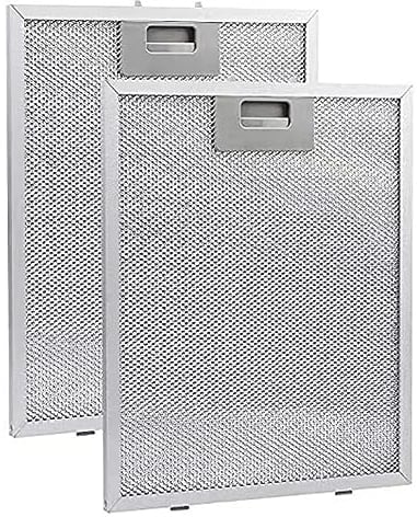 2PCS Cooker Hood Metal Grease Filter Cooker Hood Filters Metal Mesh Extractor Vent Filter 320 x 260 mm