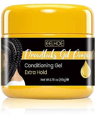 EnMart Braid Conditioning Gel - Dreadlocks Haarpomade, Twist Glanz Pomade, Curl Defining Crème, Schmiere Styling Wax Stick, Moisturizing Braid Styling, 50g