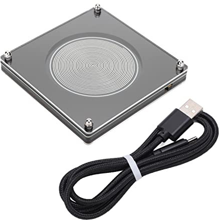 Generatore di Risonanza Schumann Generatore di Onde 7.83HZ Generatore di Onde Schumann Dispositivo Per Terapia a Onde a Bassa Frequenza Dispositivo Per Il Sonno a Impulsi ABS Argento FM783