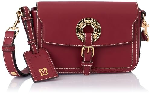 Love Moschino, BORSA A SPALLA Donna, Bordeaux, Taglia unica